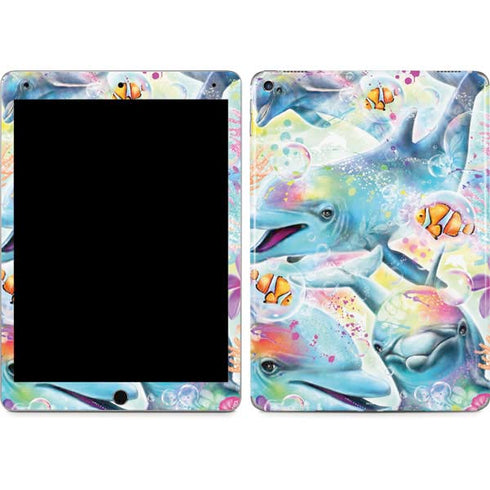 Pastel Dolphins by Sheena Pike iPad Skins